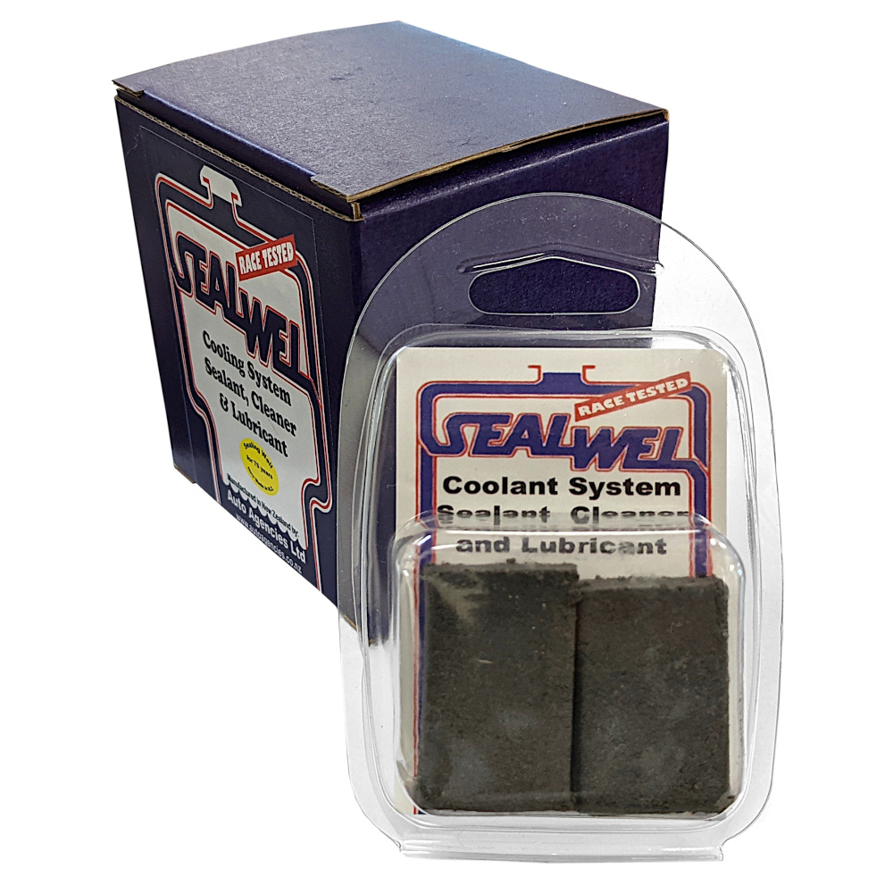 A picture of a Sealwel Cubes two-pack and a box of 28 Sealwel Cubes